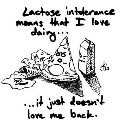 Bất dung nạp sữa nghĩa là tôi yêu sữa, nhưng sữa không chịu yêu tôi