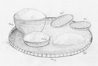 Thúng, mủng, rổ, rá và nong