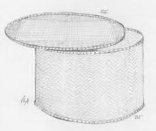 Bồ và sề, dùng để sấy thực phẩm trong mùa mưa