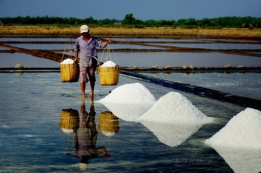Muối biển còn có thêm mùi vị của…biển, thoang thoảng mùi hương của rong biển. Hương biển đặc trưng nhiều hay ít tùy vào vùng biển khai thác muối.